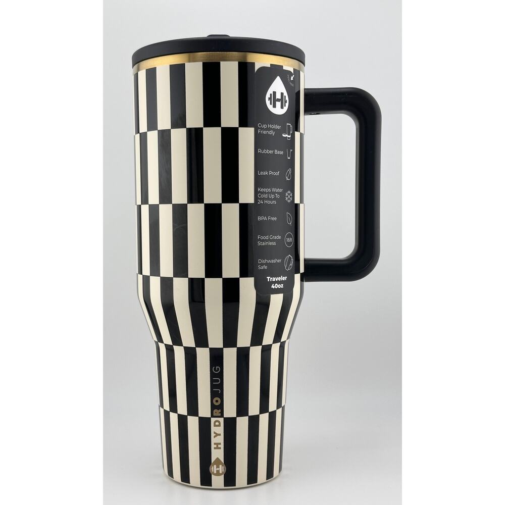 Hydrojug 40oz Traveler, BLACK TIE